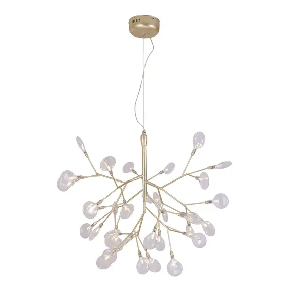 Подвесная люстра Crystal Lux Evita SP36 Gold/Transparent, фото 